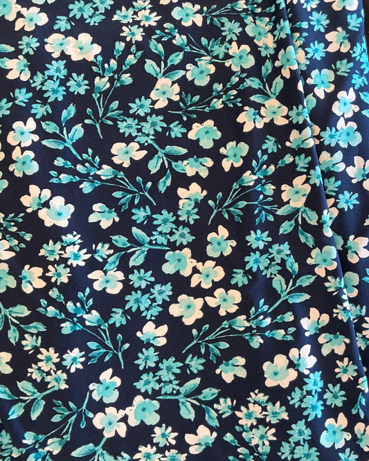 Turquoise Floral.