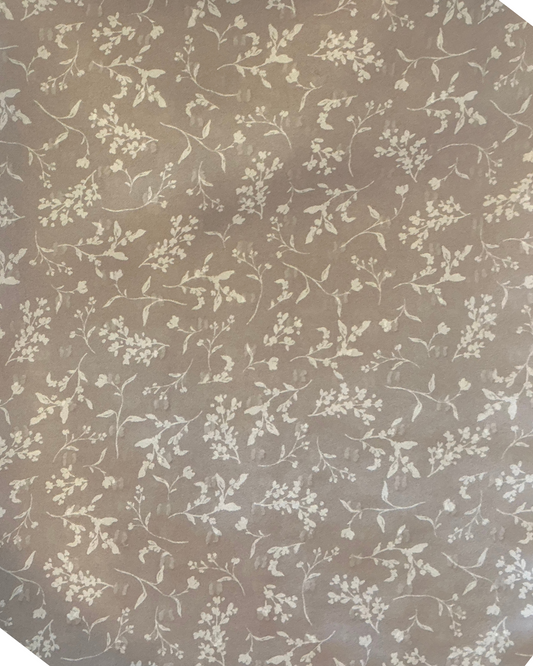 Pink Floral with Sprigs