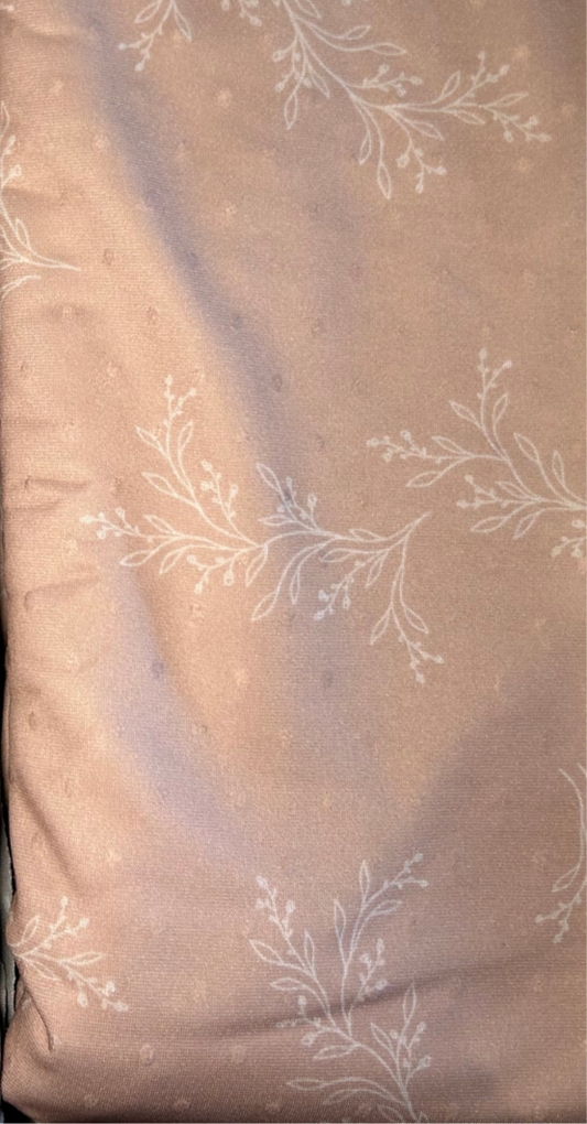 Branches on Swiss Dot. Priced by 1\2 yard