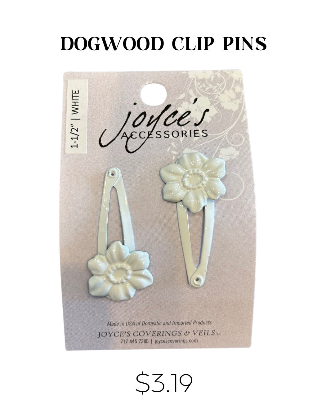 Dogwood Floral Hair Accessories