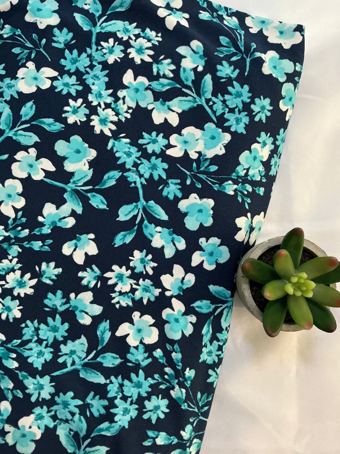 Turquoise Floral.