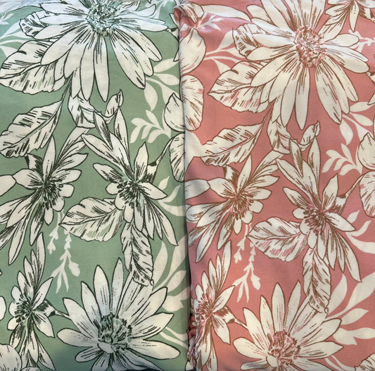 Large Floral DTY
