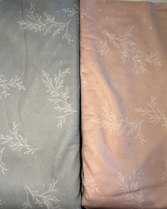Branches on Swiss Dot. Priced by 1\2 yard