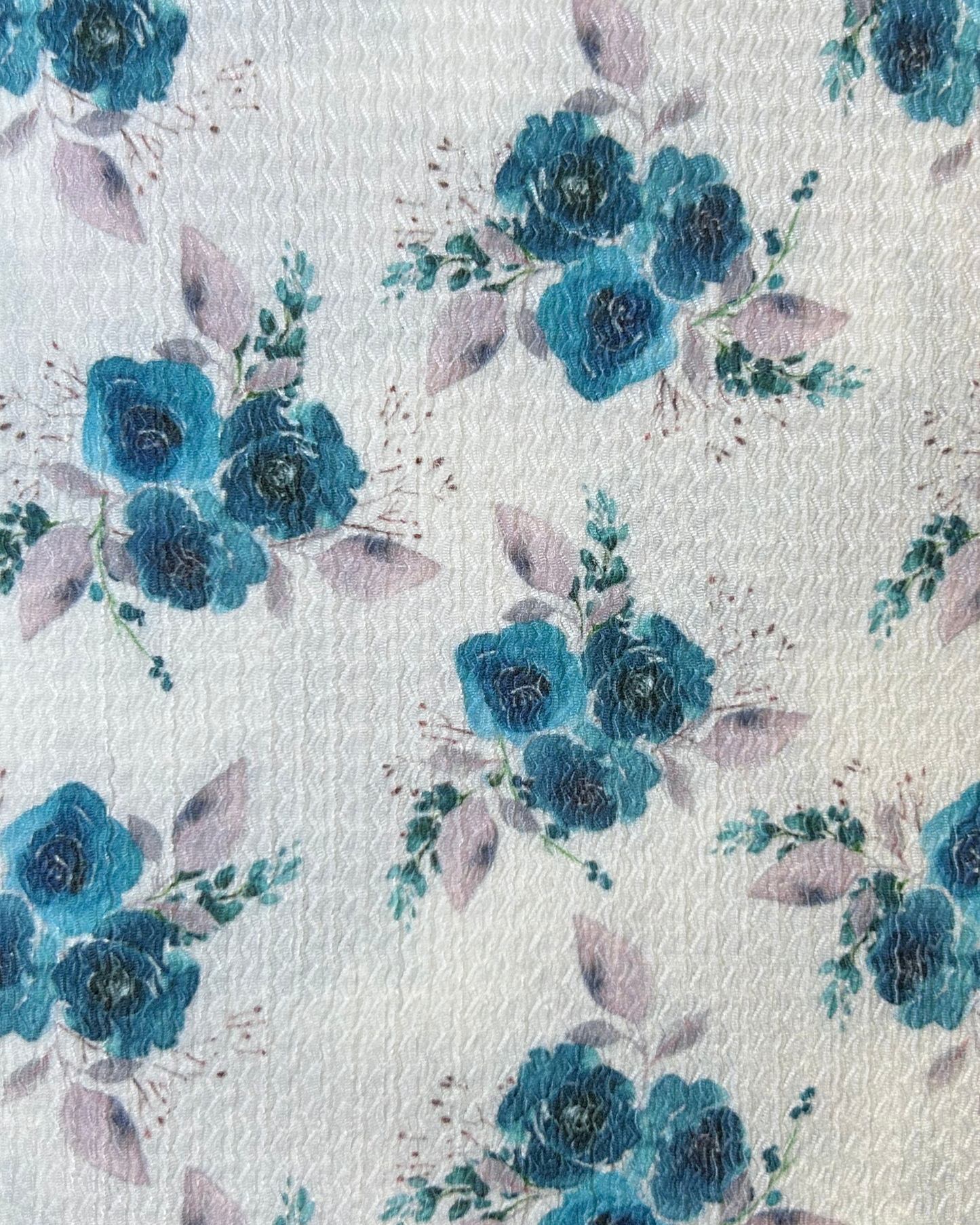 Aqua Rose by 1\2 yard