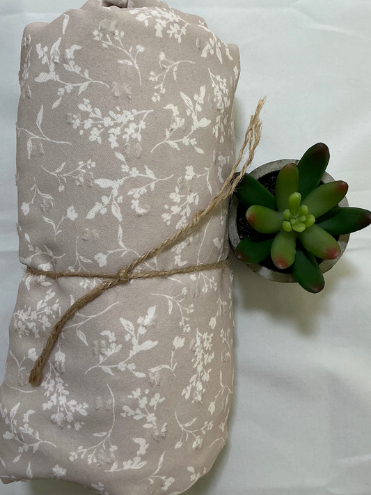 Pink Floral with Sprigs