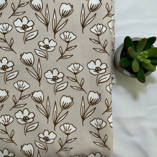 Wildflower on Tan 50%off