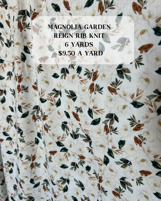 Magnolia Garden Reign Rib Knit.